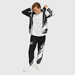 Костюм мужской Doom geometry black, цвет: 3D-белый — фото 2