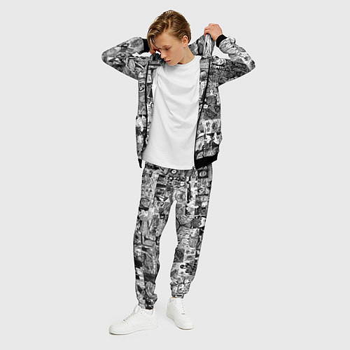 Мужской костюм Horror World of Junji Ito / 3D-Черный – фото 3