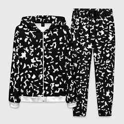 Мужской костюм Черный камуфляж