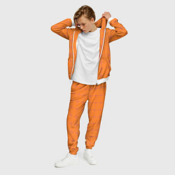Костюм мужской Color orange stripe, цвет: 3D-белый — фото 2