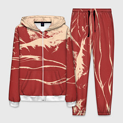 Костюм мужской Песочные горы-абстракция, цвет: 3D-белый