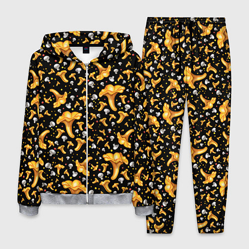 Мужской костюм Грибной дождик / 3D-Меланж – фото 1