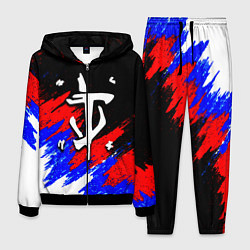 Костюм мужской Doom триколор краски, цвет: 3D-черный