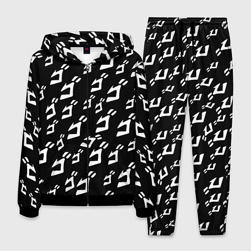 Мужской костюм JoJo pattern / 3D-Черный – фото 1