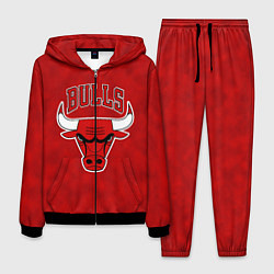 Костюм мужской NBA Chicago Bulls, цвет: 3D-черный