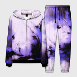 Костюм мужской Взрывной индиго светлый, цвет: 3D-черный