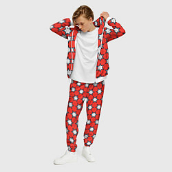 Костюм мужской Звезды на красном, цвет: 3D-белый — фото 2