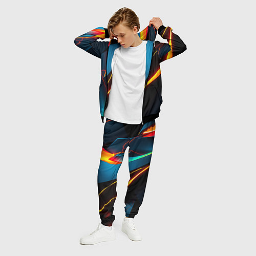 Мужской костюм Multicoloured neon / 3D-Черный – фото 3