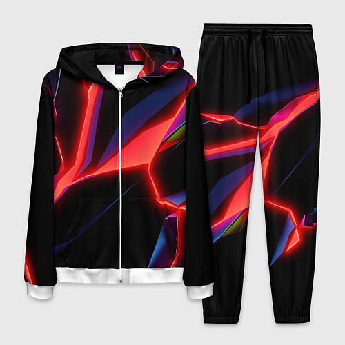 Мужской костюм Neon red / 3D-Белый – фото 1