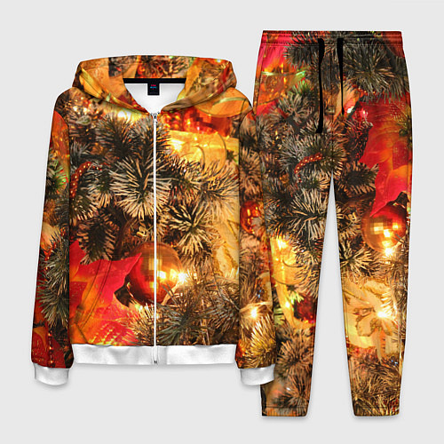 Мужской костюм Атмосфера Рождества / 3D-Белый – фото 1