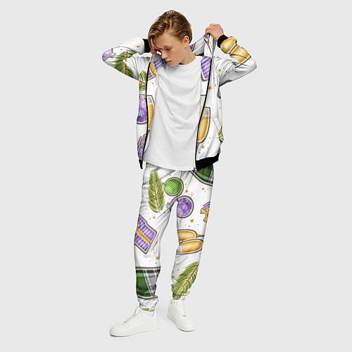 Мужской костюм Новогодний вайб / 3D-Черный – фото 3