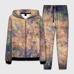 Костюм мужской Абстракция - pink marble with blue flecks, цвет: 3D-черный