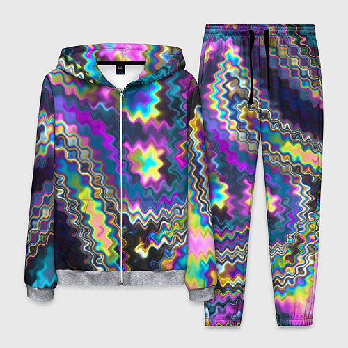Мужской костюм Абстракция переливы / 3D-Меланж – фото 1