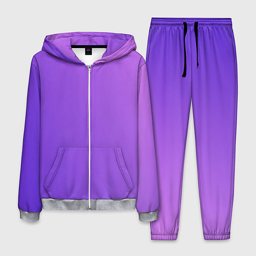 Мужской костюм The color is purple / 3D-Меланж – фото 1