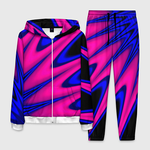 Мужской костюм Multicolored color neon / 3D-Белый – фото 1