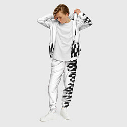 Костюм мужской Ювентус краски люди, цвет: 3D-белый — фото 2