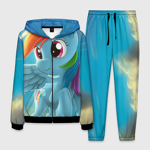 Мужской костюм My littlle pony / 3D-Черный – фото 1