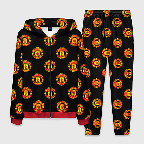 Мужской костюм Manchester United Pattern / 3D-Красный – фото 1