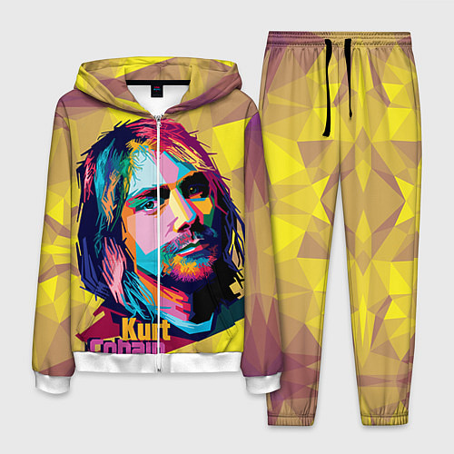 Мужской костюм Kurt Cobain: Abstraction / 3D-Белый – фото 1