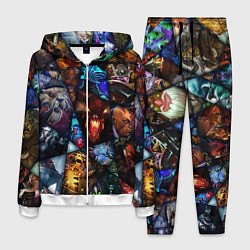 Костюм мужской Dota 2: All Pick, цвет: 3D-белый