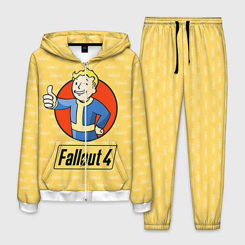 Мужской костюм Fallout 4: Pip-Boy / 3D-Белый – фото 1