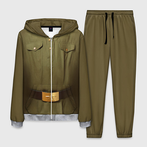 Мужской костюм Униформа солдата / 3D-Меланж – фото 1