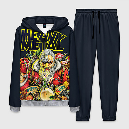 Мужской костюм Heavy Metal Santa / 3D-Меланж – фото 1