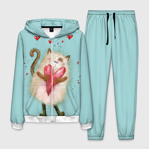 Мужской костюм Котик / 3D-Белый – фото 1