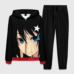 Костюм мужской Black Rock Shooter - глаза Мато Курои, цвет: 3D-красный