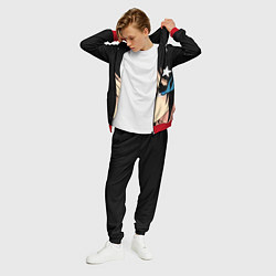 Костюм мужской Black Rock Shooter - глаза Мато Курои, цвет: 3D-красный — фото 2