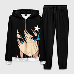 Костюм мужской Black Rock Shooter - глаза Мато Курои, цвет: 3D-белый