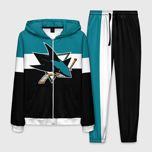 Мужской костюм San Jose Sharks / 3D-Белый – фото 1