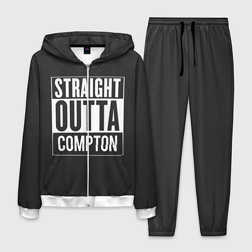 Мужской костюм Straight Outta Compton / 3D-Белый – фото 1