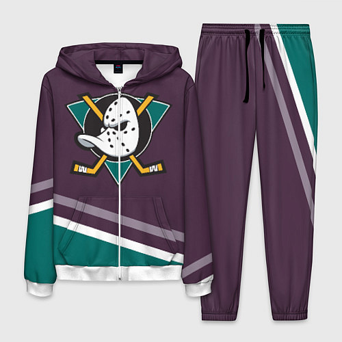 Мужской костюм Anaheim Ducks Selanne / 3D-Белый – фото 1