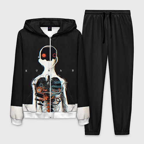 Мужской костюм Three Days Grace: Skeleton / 3D-Белый – фото 1