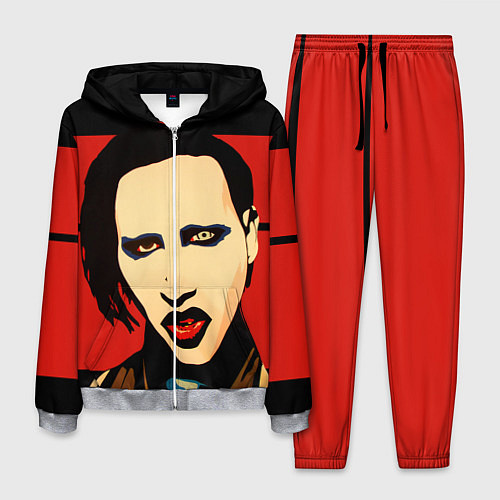 Мужской костюм Mаrilyn Manson / 3D-Меланж – фото 1