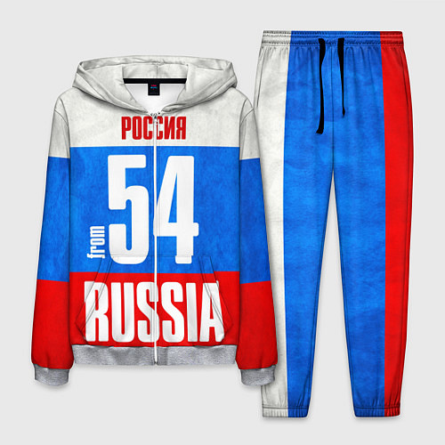 Мужской костюм Russia: from 54 / 3D-Меланж – фото 1