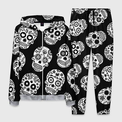 Мужской костюм Черепа / 3D-Меланж – фото 1