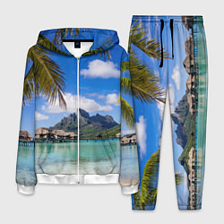 Костюм мужской Бора-Бора, цвет: 3D-белый