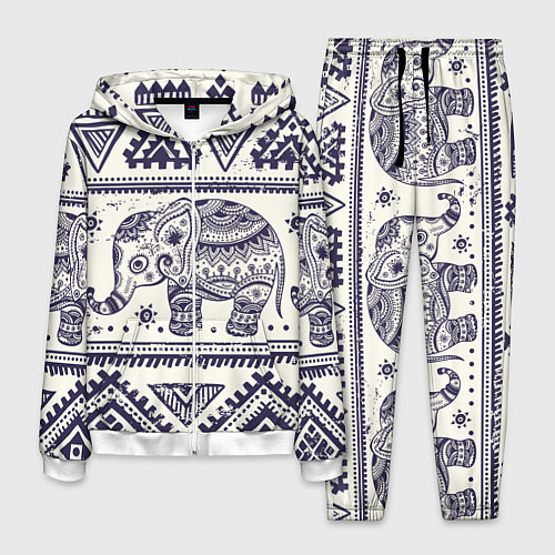 Мужской костюм Африка / 3D-Белый – фото 1