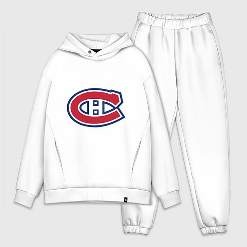 Мужской костюм оверсайз Montreal Canadiens / Белый – фото 1