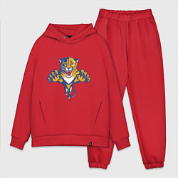 Мужской костюм оверсайз Florida Panthers, цвет: красный