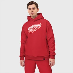 Мужской костюм оверсайз Detroit Red Wings, цвет: красный — фото 2