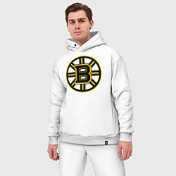 Мужской костюм оверсайз Boston Bruins, цвет: белый — фото 2