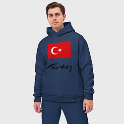 Мужской костюм оверсайз Turkey, цвет: тёмно-синий — фото 2