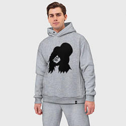 Мужской костюм оверсайз Guns n Roses - Slash, цвет: меланж — фото 2