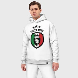 Мужской костюм оверсайз Forza Juventus, цвет: белый — фото 2