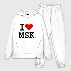 Мужской костюм оверсайз I love MSK