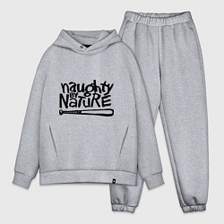 Мужской костюм оверсайз Naughty by nature, цвет: меланж
