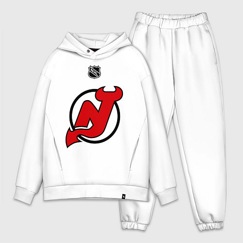 Мужской костюм оверсайз New Jersey Devils: Kovalchuk 17 / Белый – фото 1